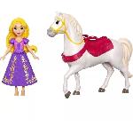 Poupee Mini poupée Raiponce et Maximus Disney Princess - 3 ans et +