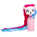 Mini poupée VIP Pets IMC TOYS - Bow Power - Gwen - Cheveux extra longs - Accessoires colorés