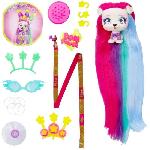 Poupee Mini poupée VIP Pets IMC TOYS - Bow Power - Gwen - Cheveux extra longs - Accessoires colorés