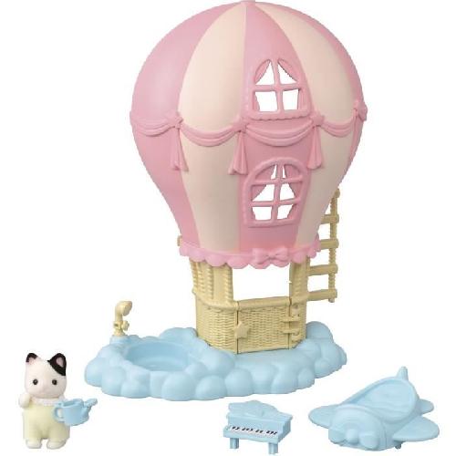 Poupee Mini-univers - SYLVANIAN FAMILIES - La montgolfiere des bébés - Rose - Pour enfants de 3 ans et plus