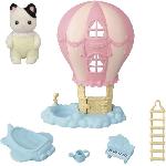 Poupee Mini-univers - SYLVANIAN FAMILIES - La montgolfiere des bébés - Rose - Pour enfants de 3 ans et plus