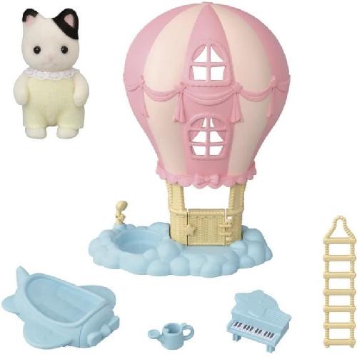 Poupee Mini-univers - SYLVANIAN FAMILIES - La montgolfiere des bébés - Rose - Pour enfants de 3 ans et plus