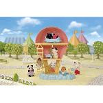 Poupee Mini-univers - SYLVANIAN FAMILIES - La montgolfiere des bébés - Rose - Pour enfants de 3 ans et plus