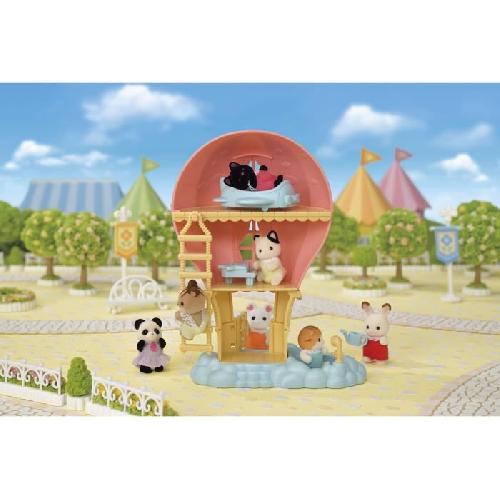 Poupee Mini-univers - SYLVANIAN FAMILIES - La montgolfiere des bébés - Rose - Pour enfants de 3 ans et plus