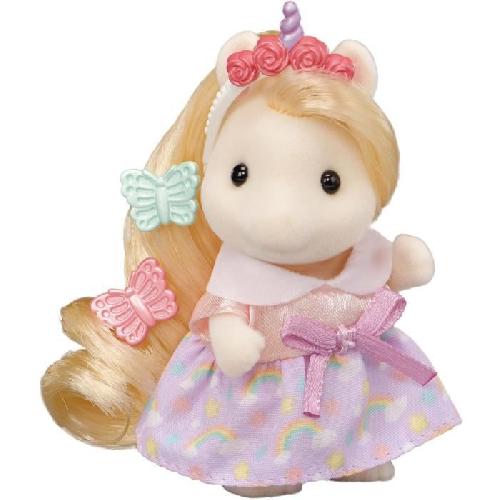 Poupee Mini-univers - SYLVANIAN FAMILIES - Salon de coiffure des poneys - Accessoires inclus - Mixte - 3 ans et plus