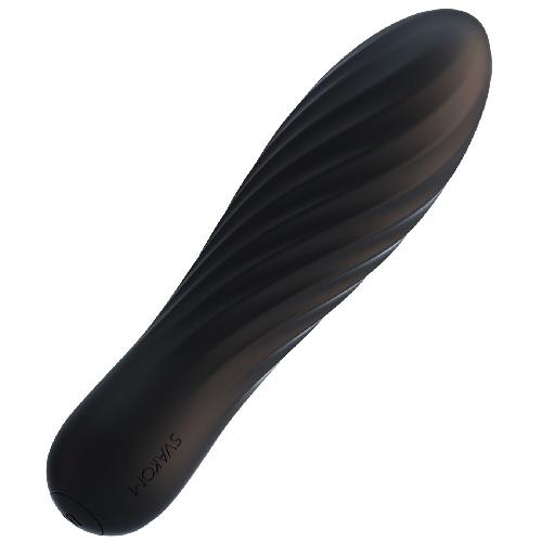 Vibromasseurs Mini Vibromasseur Rechargeable Tulip Noir