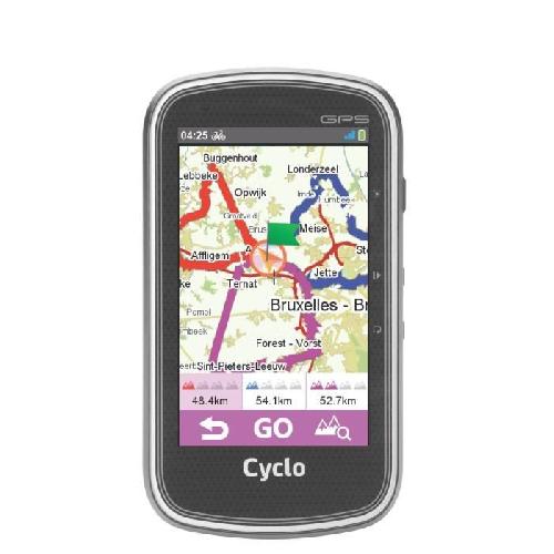MIO GPS velo 210 FEU - Processeur ARM Cortex-A7 - GPS Chipset U-blox 7 - Ecran tactile 3.5- 320 x 480 - 68 x 114 x 18.6 mm