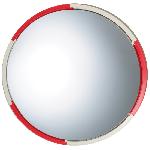 Miroir convexe orientable Diametre 60cm - Rouge et blanc