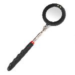 Outils Voiture Miroir -Diam 50Mm- D'Inspection Telescopique -280 A 870Mm- Avec Lampe Led Amio