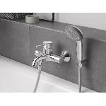 Robinetterie De Salle De Bain Mitigeur monocommande Bain - Douche mural GROHE - Finition Chrome - Profondeur 191 mm