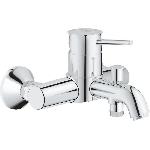 Robinetterie De Salle De Bain Mitigeur monocommande Bain - Douche mural GROHE - Finition Chrome - Profondeur 191 mm
