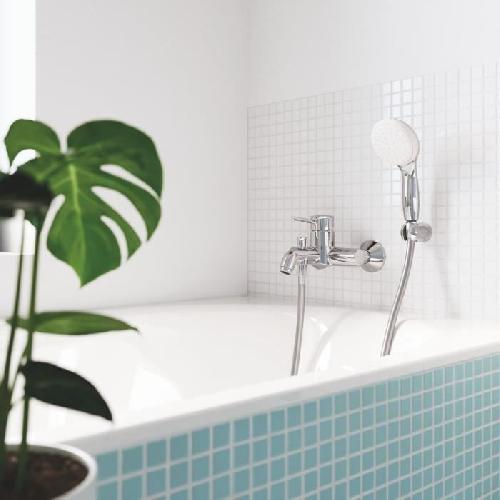 Robinetterie De Salle De Bain Mitigeur monocommande Bain - Douche mural GROHE - Finition Chrome - Profondeur 191 mm