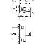 Robinetterie De Salle De Bain Mitigeur monocommande Douche - GROHE - Finition Chrome - Economie d'eau - Garantie 5 ans