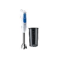 Mixeur Electrique Mixeur plongeant BRAUN MQ3000WH Smoothie Plus - Pied mixeur Blanc et Bleu