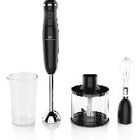 Mixeur Electrique Mixeur plongeant CONTINENTAL EDISON CEHB01 Noir - 400W - Verre doseur 550 ml - 2 vitesses