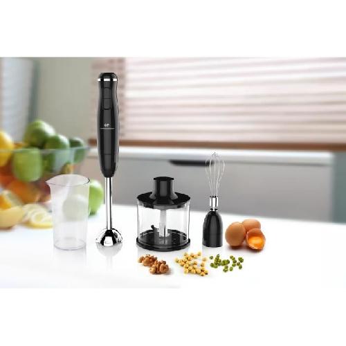 Mixeur Electrique Mixeur plongeant CONTINENTAL EDISON CEHB01 Noir - 400W - Verre doseur 550 ml - 2 vitesses