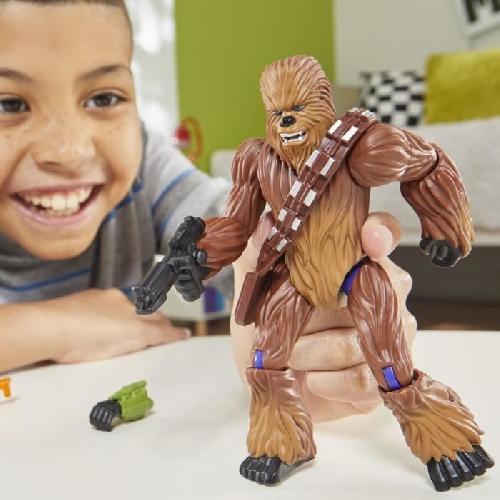 Figurine Miniature - Personnage Miniature MixMashers Chewbacca. figurine 12 cm personnalisable a mélanger et combiner avec accessoires. Star Wars. des 4 ans