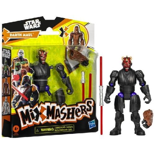 Figurine Miniature - Personnage Miniature MixMashers Dark Maul. figurine 12 cm personnalisable a mélanger et combiner avec accessoires. Star Wars. des 4 ans