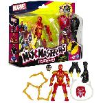 Figurine Miniature - Personnage Miniature MixMashers Iron Spider Deluxe. figurine 12 cm personnalisable a melanger et combiner avec accessoires. Marvel. des 4 ans