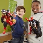 Figurine Miniature - Personnage Miniature MixMashers Miles Morales. figurine personnalisable a melanger et combiner avec accessoires. Marvel. Des 4 ans