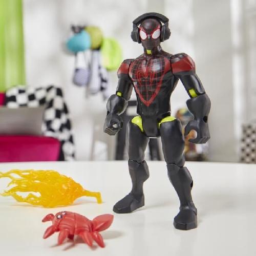 Figurine Miniature - Personnage Miniature MixMashers Miles Morales. figurine personnalisable a melanger et combiner avec accessoires. Marvel. Des 4 ans