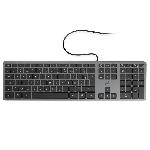 MOBILITY LAB Clavier filaire Slim finition metal - Space Grey - AZERTY