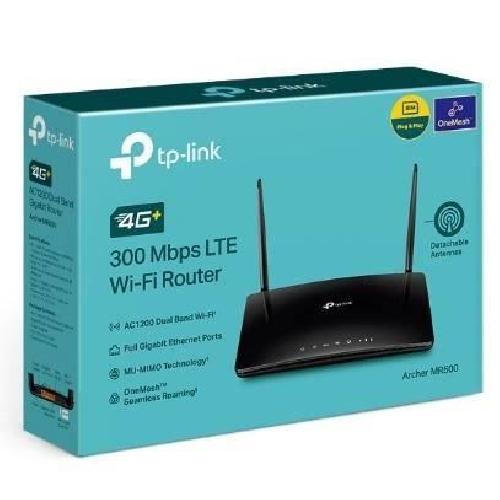 Modem - Routeur Modem/routeur - TP-LINK - Archer MR500 - 4G+ Cat6 WiFi AC1200 Gigabit bi-bande