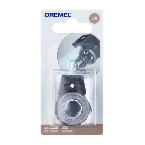 Accessoire - Consommable Machine Outil Module d'eclairage Dremel - LM1 - LED 360o - Noir et gris