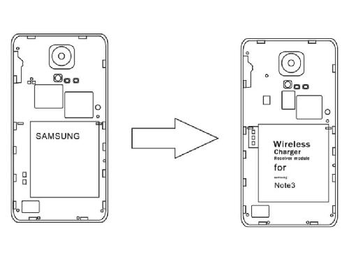 Chargeur Induction Qi Module recepteur induction compatible avec Samsung Note3
