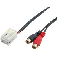 Modules Aux Autoradio Cable Adaptateur AUX RCA A1201 compatible avec Audi ap05