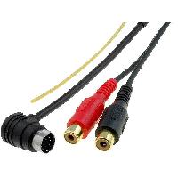 Modules Aux Autoradio Cable Adaptateur AUX RCA compatible avec Audi A2 A3 A4 A6 A8 Seat Leon Toledo Skoda VW Lupo Passat Polo Golf Sharan