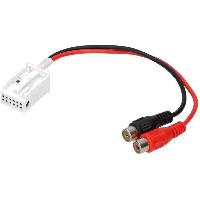 Modules Aux Autoradio Cable Autoradio Adaptateur RCA AUXPG3 compatible avec Citroen Peugeot et autoradio origine RD4