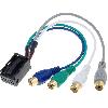 Modules Aux Autoradio Cable Autoradio Adaptateur RCA compatible avec Audi Seat Skoda VW ap03