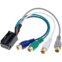 Modules Aux Autoradio Cable Autoradio Adaptateur RCA compatible avec Audi Seat Skoda VW ap03