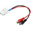 Modules Aux Autoradio Cable Autoradio Adaptateur RCA compatible avec BMW 3 E90 changeur CD usine