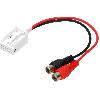 Modules Aux Autoradio Cable Autoradio Adaptateur RCA compatible avec BMW 5 7 X5 Z3 Z4 Mini Cooper changeur CD usine