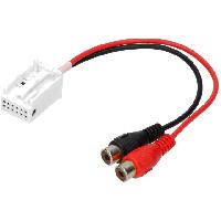 Modules Aux Autoradio Cable Autoradio Adaptateur RCA compatible avec BMW 5 7 X5 Z3 Z4 Mini Cooper changeur CD usine