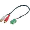 Modules Aux Autoradio Cable Autoradio AUX AUXRN01 - ADNAuto- vers RCA compatible avec autoradio origine Renault Mini-ISO 6 broches