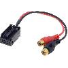 Modules Aux Autoradio Cable Aux RCA sur Autoradio Origine compatible avec Opel Astra H Tigra Zafira B