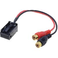 Modules Aux Autoradio Cable Aux RCA sur Autoradio Origine compatible avec Opel Astra H Tigra Zafira B