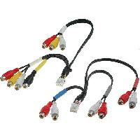 Modules Aux Autoradio Cable compatible avec Autoradio Alpine RCA - INA-W900 INA-W910R IVA-W520R