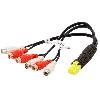 Modules Aux Autoradio Cable Connection AUX compatible avec autoradio Clarion RCA