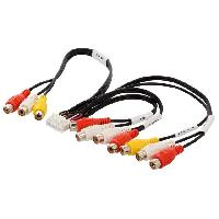 Modules Aux Autoradio Cable Connection AUX compatible avec autoradio Kenwood - 20 broches - RCA