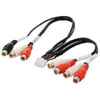 Modules Aux Autoradio Cable Connection AUX compatible avec autoradio Kenwood RCA