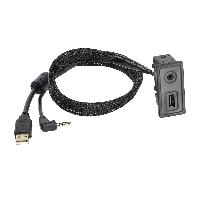 Modules Aux Autoradio Cable de remplacement USB AUX compatible avec VW Golf VII T6 Multivan 12-20