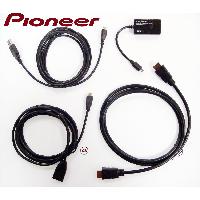 Modules Aux Autoradio Kit Cables Pioneer CA-ANW-200 USB vers micro USB - HDMI - HDMI AA et cable MHL