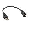 Modules divers aux usb Adaptateur USB Compatible avec VW LVDS noir vers USB-A