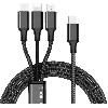 Modules divers aux usb Cable 3 En 1 Entree Type C - Moxie