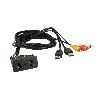 Modules divers aux usb Rallonge USB RCA vers 2xUSB 1x Jack Femelle 3.5mm