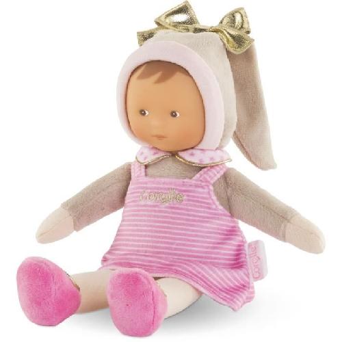 Peluche Mon Doudou COROLLE - Miss Rayée Reves d'Etoiles - 25 cm - petite poupée - senteur de vanille - des la naissance